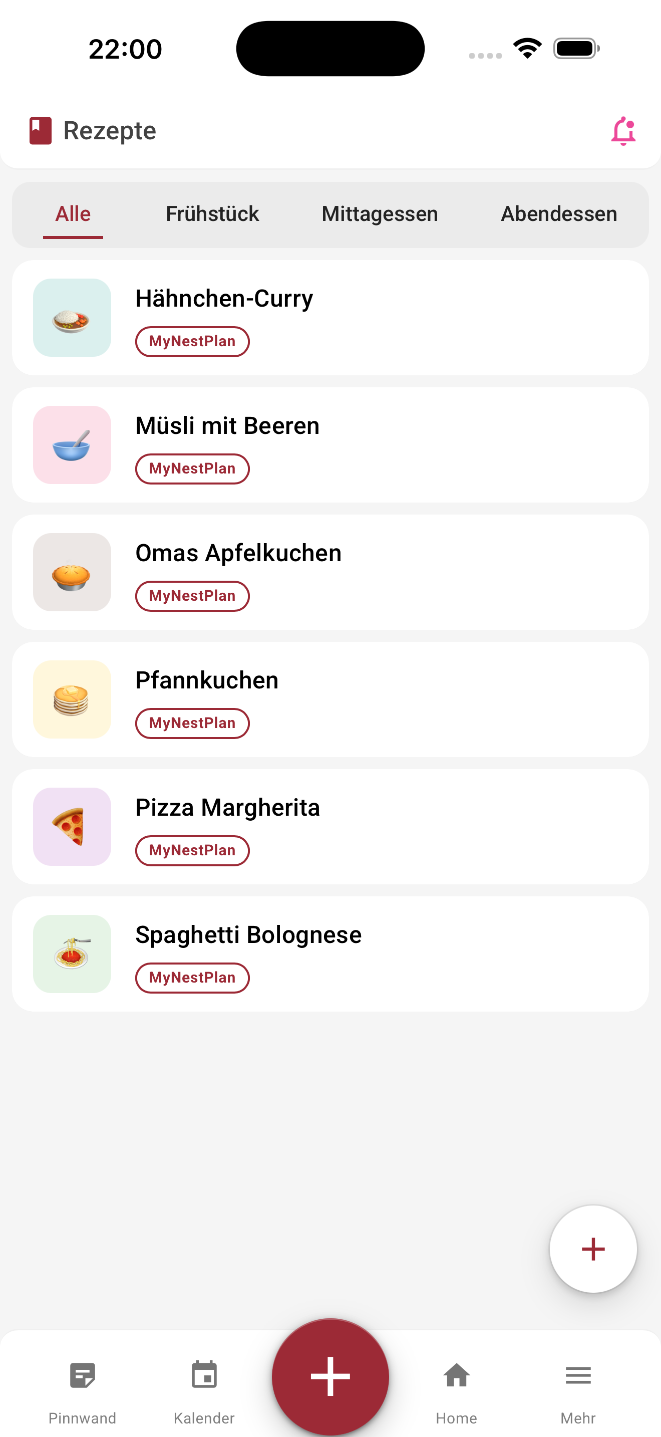 Rezepte mit Zutaten und Zubereitung